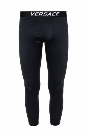 Logo-embroidered leggings, zdjęcie 1 Logo-embroidered leggings od Versace